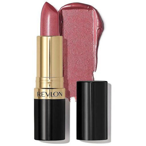 Revlon Lipstick, Super Lustrous Lipstick, Creamy Formula For Soft, Fuller-Looking Lips, Moisturized Feel in Mauves & Trends, Blushing Mauve ( 460 ), 0.15 oz