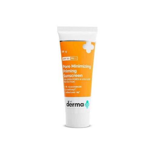 Pore Minimizing Priming Sunscreen with SPF 50 & PA+++ For Open Pores & UVA/UVB Protection - 50g