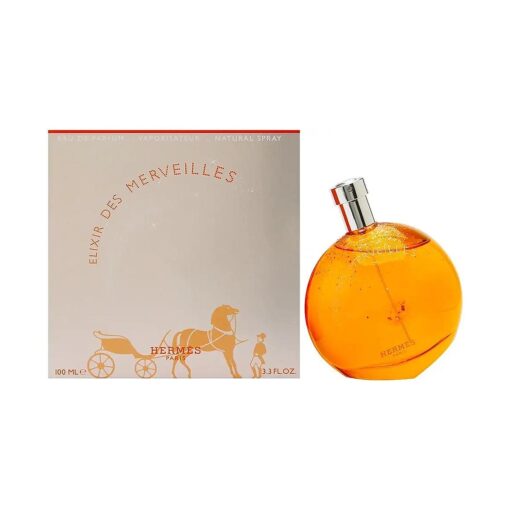 Hermes Elixir Des Merveilles Eau De Parfum for Women, 3.3 Fluid Ounce