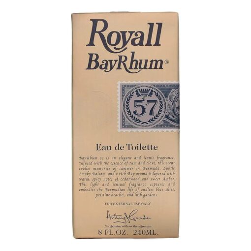 ROYALL FRAGRANCES Bayrhum 57 Eau De Toilette 8 Oz/ 240 Ml - Splash for Men By 8 Fl Oz