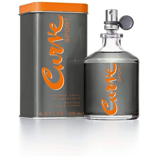 Curve Men 's Cologne Spray Sport, Day or Night Fragrance Scent, 4.2 Fl Oz