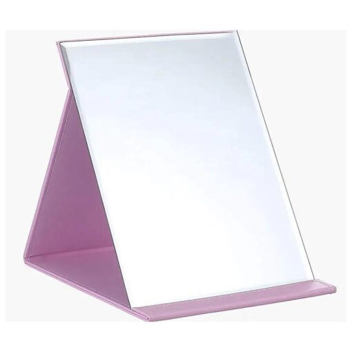 Mirror Large Portable Super HD Mirror Makeup Mirror Multi Stand Angle Hand Free/ Handheld / Tabletop Foldable Mirror 10X7 Inch