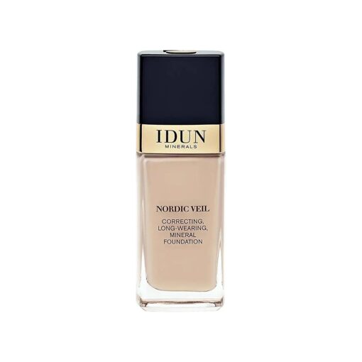 Nordic Veil Foundation - Full and Poreless Coverage, Long Lasting, Soft Matte Finish - Purified and Safe for Sensitive Skin - 307 Disa - Light Medium Neutral - 0.88 oz