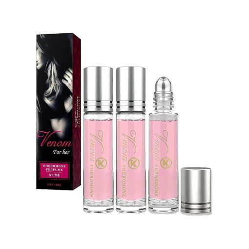 3Pcs Lunex Phero Perfume, pheromones perfumes for women, Roll On Perfume, Portable Perfume Long Lasting Female