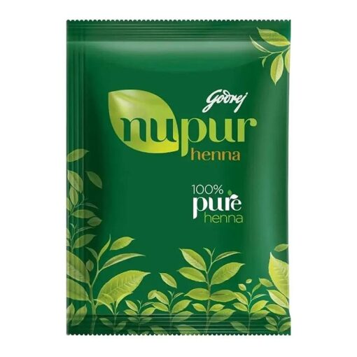 Nupur Mehendi Henna Powder 9 Herbs Blend, 120grams ( Pack of 2 )