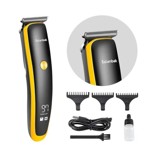 Hair Clippers for Men, Cordless Barber Clippers Professional Hair Cutting Kit, Rechargeable Beard Trimmer, Home Haircut & Grooming Set with LED Display & High-Performance Electric Clippers