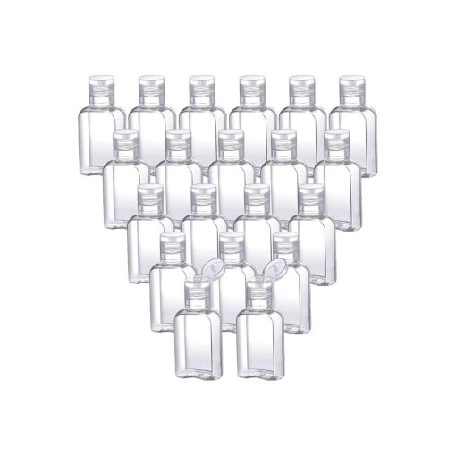 Portable Travel Bottle Clear Plastic Empty Bottles Refillable Reusable Bottles Containers for Travel Outdoor Camping Business Trip ( 30 Pcs )