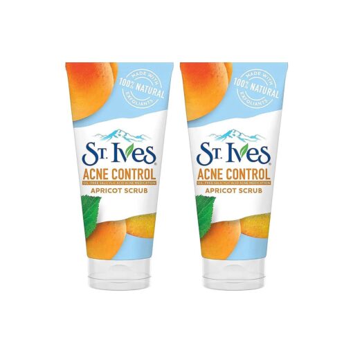 St. Ives Acne Control, Apricot Scrub 6 oz ( Pack of 2 )