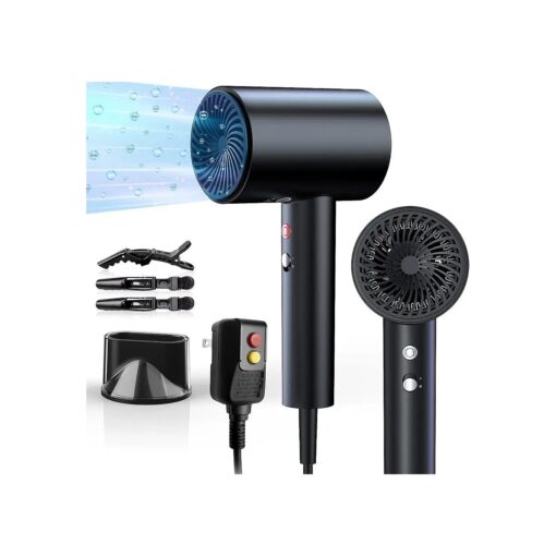 Ionic Hair Dryer Hair Dryer Travel Hair Dryer secadoras de Cabello Hair dryers for Women hairdryer Blow Dryer Brush Hair dryers air Fryer Accessories for ogreem blowdryer Hair Blow Dryer