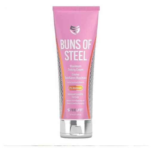 SteelFit Buns of Steel -- Heat-Activated Maximum Definition Cream for Tight & Toned Glutes -- Firming Body Lotion for Pre & Post Workout ( 8 fl oz )