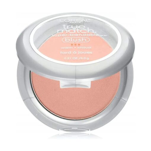 L'Oreal Paris True Match Super-Blendable Blush, Precious Peach, 0.21 oz .