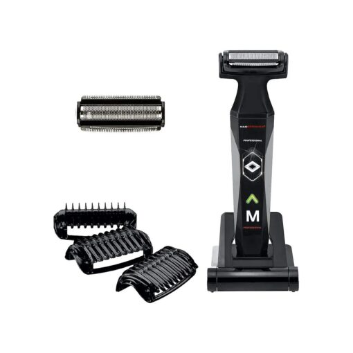 MANGROOMER 2.0 Professional Body Groomer, Ball Groomer & Body Trimmer With Propivot Flexing Head, 3 trimmer Combs, Wet/ Dry & A Free Bonus Foil !