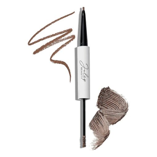 Julep Brow 101-2-in-1 Eyebrow Pencil and Tinted Brow Gel - Medium Brown - Waterproof - Thickening Silk Fibers - All Day Hold - Fill Define and Shape Brows