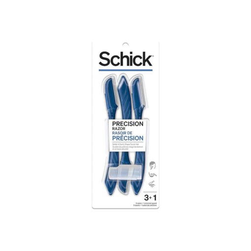 Schick Precision Razor aEUR" Precision Razor for Men, Edging Razors, Disposable Razors Men, 3 Count ( Pack of 1 )