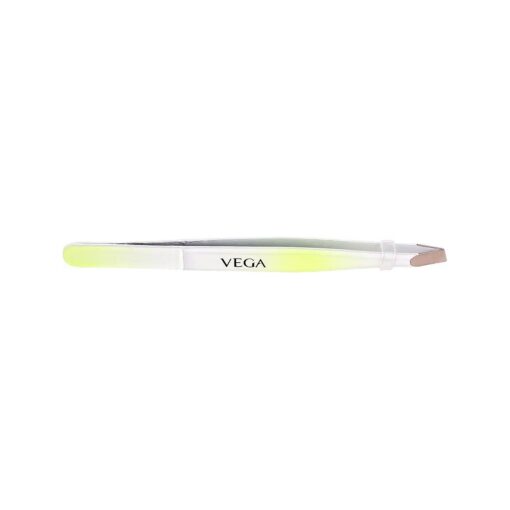 Vega Gorgeous Green Tweezer-Slant Tip, Silver, 20 g