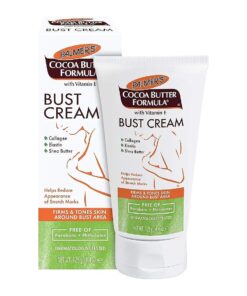 Cocoa Butter Formula Bust Cream for Pregnancy Skin Care with Vitamin E, 4.4 oz, ( Pack of 3 )