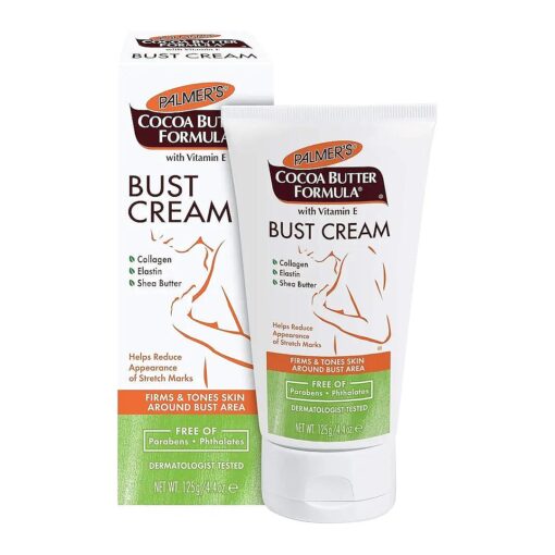 Cocoa Butter Formula Bust Cream for Pregnancy Skin Care with Vitamin E, 4.4 oz, ( Pack of 3 )