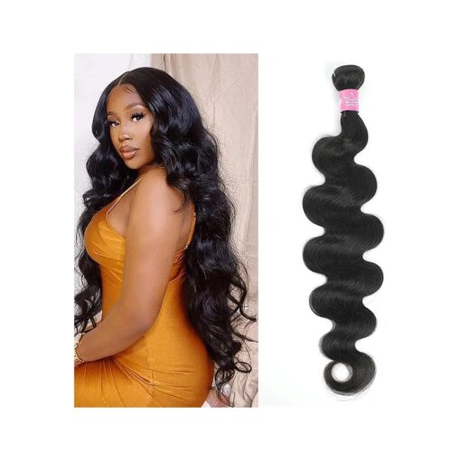 Long Bundle Body Wave Bundle 12A Brazilian Virgin hair 100 % Unprocessed 40 inch Human Hair Bundles Body Weave hair extension Natural Color, black