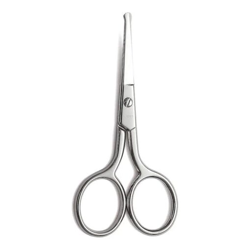 LIVINGO Premium Manicure Rounded Tip Scissors Multi-purpose Stainless Steel Cuticle Pedicure Beauty Grooming Kit for Nail, Eyebrow, Eyelash, Dry Skin, Nose Hair 3.5 inch