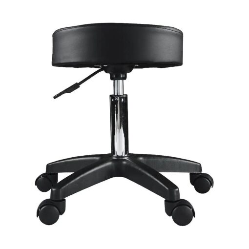 Supportive Adjustable Hydraulic Rolling Swivel Stool for Massage and Salon Office Facial Spa Medical Tatoo Chair Cushion & Wheels - Extra Large, APL1533