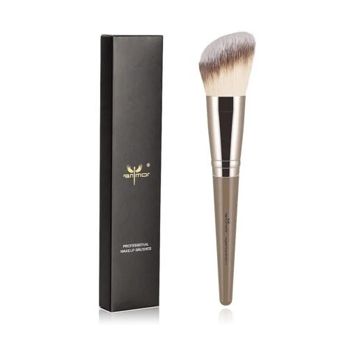 Contour Brush, Premium Contour Blush Bronzer Face Makeup Brush, Perfect For Cheek Forehead Jaw Nose Blending Deepening Contouring Polishing, Suitable For Powder Liquid Cream ( Angled Contour