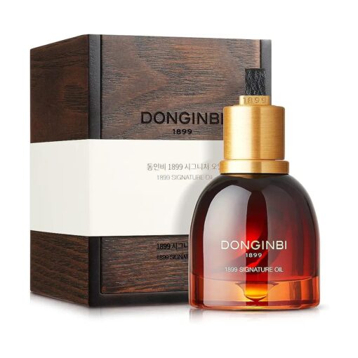 Donginbi Korean Skin Care 1899 Signature Oil - Anti Aging Face Oil for Women with Red Ginseng Extraction Technology, Jojoba Seed Oil & Sweet Almond Oil - 25g