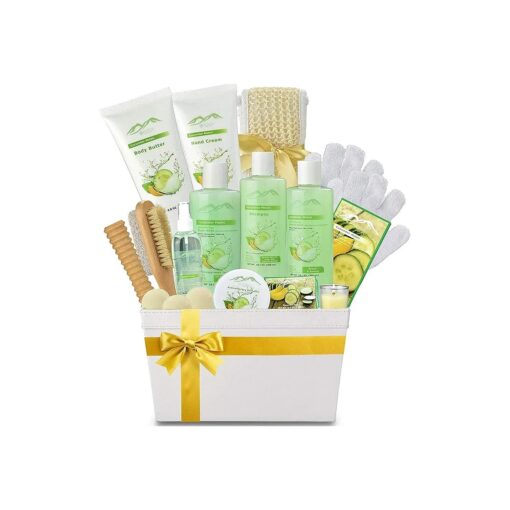 Spa Gift Baskets for Women Beauty Gift Basket - Spa Basket, Spa Kit Bed and Bath Body Works Gift Baskets for Women ! Bath Gift Set Bubble Bath Basket Body Lotion Gift Set for Holidays