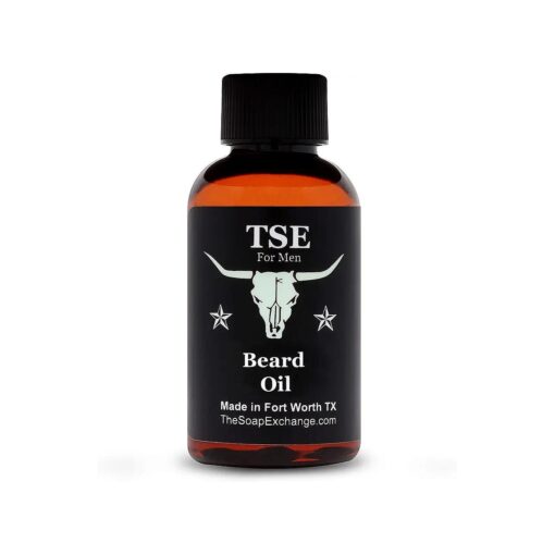 TSE for Men Beard Oil - Sandalwood Vanilla Scent - Hand Crafted 2 fl oz / 60 ml Deep Conditioner, Nourishing Softener, Natural Ingredients, Stop Itching, Made in the USA .