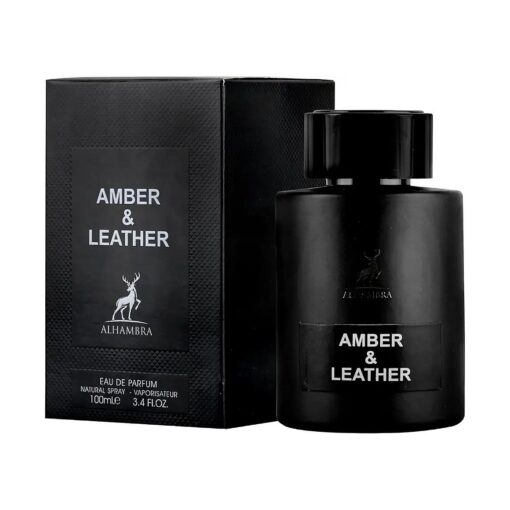 ALHAMBRA AMBER & LEATHER 3.4 EAU DE PARFUM SPRAY FOR MEN