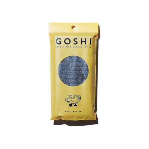 GOSHI Exfoliating Shower Towel - Rip-Resistant Exfoliating Washcloth for All Skin Types - Made in Japan