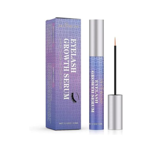 Premium Eyelash Growth Serum, Eyebrow Enhancer - Irritation Free - Natural Ingredients Lash Boost Serum - Longer, Thicker, Healthier, and Stronger Lashes - 0.12OZ/3.5ML