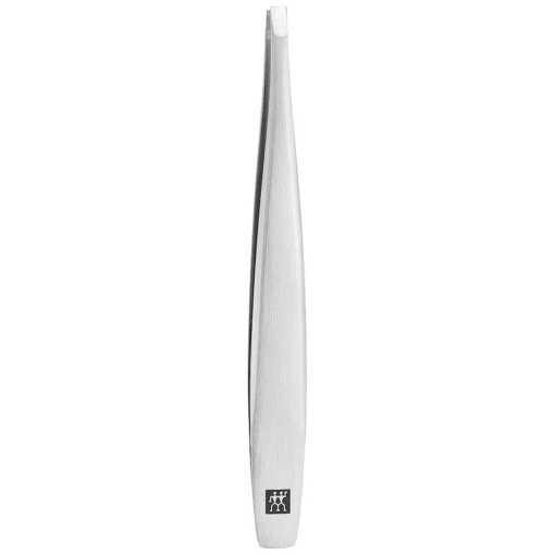 ZWILLING Beauty TWINOX Straight Tip Tweezers, Straight Tip for Precise Hair Plucking, Durable Stainless-Steel Tweezers, Premium Facial Care, Silver