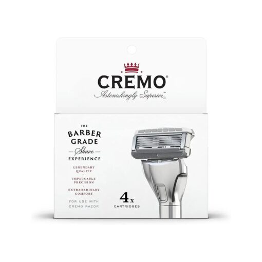 Cremo Astonishingly Superior Razor Refills, ( 4 Pack )