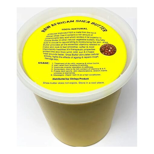 Raw Unrefined African Shea Butter Selections ( 8 Oz, 16 Oz, 32 Oz ) - Grade AAA Premium Shea Butter From Ghana - Use on Acne, Eczema, Stretch Marks ( 32 OZ GOLD )