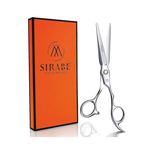 Sirabe HIGH-END Professional Hair Scissors, Ultra Sharp Blades for Precise Cutting, Hair Cutting Scissors Barber Shears Haircut Scissors, Made of 440C Stainless Steel for Salon Hairdressing