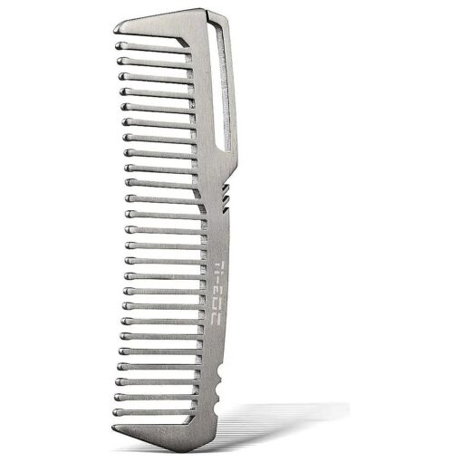 Titanium Hair Beared Comb Handmade Premium Eco-friendly Durable Pocket Wallet Comb