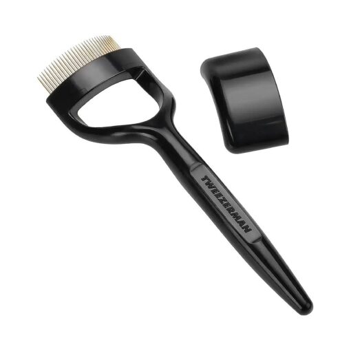 Tweezerman Eyelash Comb for Round Eyes, Premium Lashcombo 60, Black