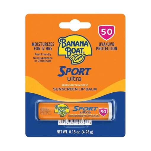 Sport Ultra SPF 50 Lip Sunscreen Bulk Pack | SPF Lip Balm Pack, Banana Boat Lip Balm SPF 50, Oxybenzone Free Sunscreen, Lip Sunblock, Travel Size Sunscreen for Lips, 10 Pack