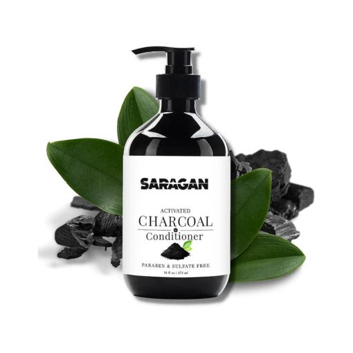 Activated Charcoal Conditioner - Clarifying Conditioner w/Argan Jojoba Oils - Sulfate & Paraben Free Conditioner for Women & Men - Charcoal Detox Conditioner Hair Care ( 16 oz ) All hair types