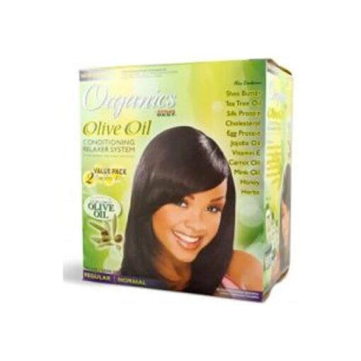 Africa 's Best Organics Olive Oil Conditioning Relaxer System Regular 2 App