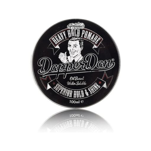 Heavy Hold Pomade By Dapper Dan, Superior Hold, Petrolatum Free, No Build Up, Liquorice & Vanilla Fragrance 100ml