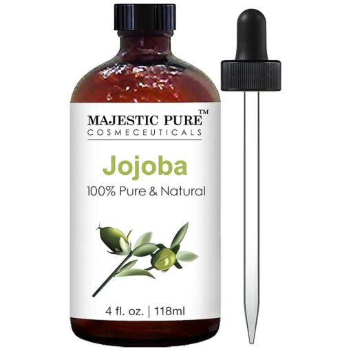 MAJESTIC PURE Jojoba Oil for Hair and Skin, 4 fl, oz .