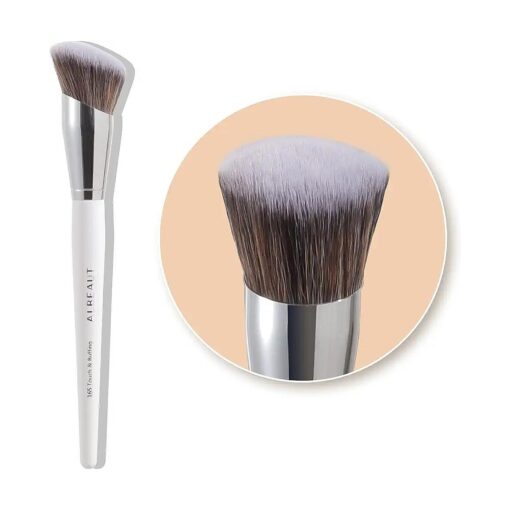 Foundation Brush, Angled Brush for Liquid Makeup, Cream, and Powder Foundation Professional Quality Makeup Brushes for a Flawless Finish Contour, Blend, and Sculpt with Ease