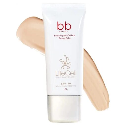 LifeCell Hydrating Antioxidant SPF 30 Tinted Anti Aging BB Cream ( 1 oz, Light )