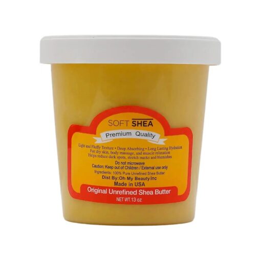 Whipped African Shea Butter|For All Hair Textures & Skin Types|Original Unrefined Raw Shea Butter |Premium Quality 13.50oz ( Original )