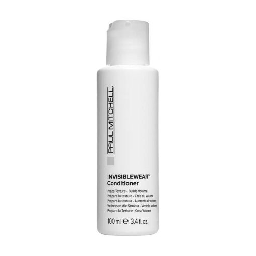 Paul Mitchell Invisiblewear Conditioner, Preps Texture + Builds Volume, For Fine Hair, 3.4 fl, oz .