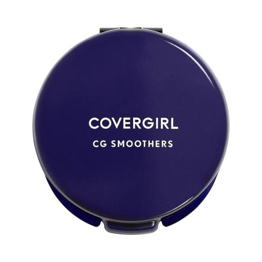 COVERGIRL Smoothers Pressed Powder, Translucent Medium 715, 0.32 Ounce ( Packaging May Vary ) Powder Makeup with Chamomile