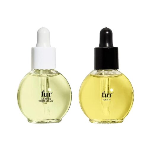 Fur Ingrown Hair Care Duo : Two-Step Preventative Ingrown Hair Treatment - Combines Fur Oil and Ingrown Concentrate - 0.5 FL oz each