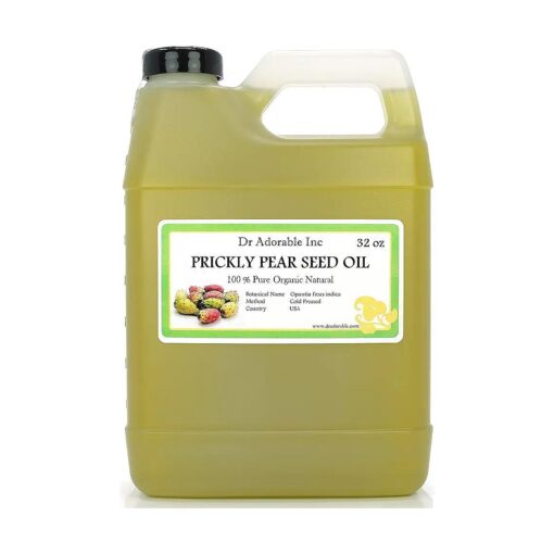 Dr Adorable - 32 oz - Prickly Pear Seed Oil - 100 % Pure Natural Organic Cold Pressed