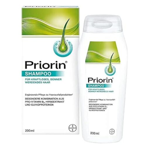 Bayer Priorin Shampoo Shampoo for Hair Loss Dry and Normal Hair 200ml/6.8oz